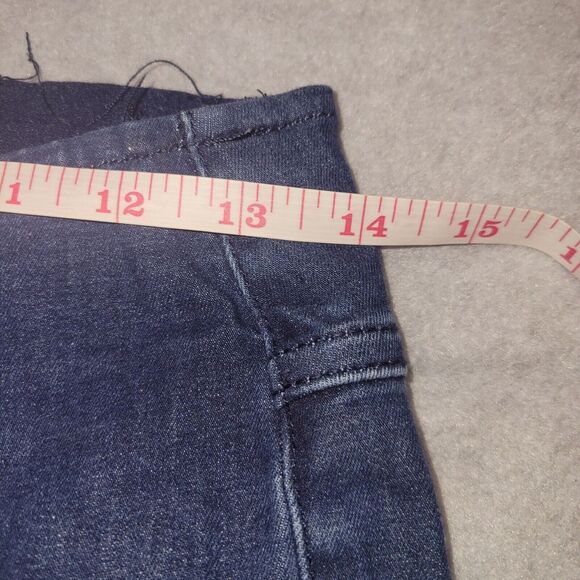 Free People We The Free Penny Pull On Stretch Flare Jeans DARK Blue Wash 28 R - Picture 3 of 10